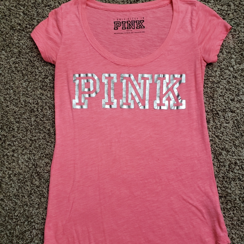 PINK by Victoria's Secret pink short sleeve shirt